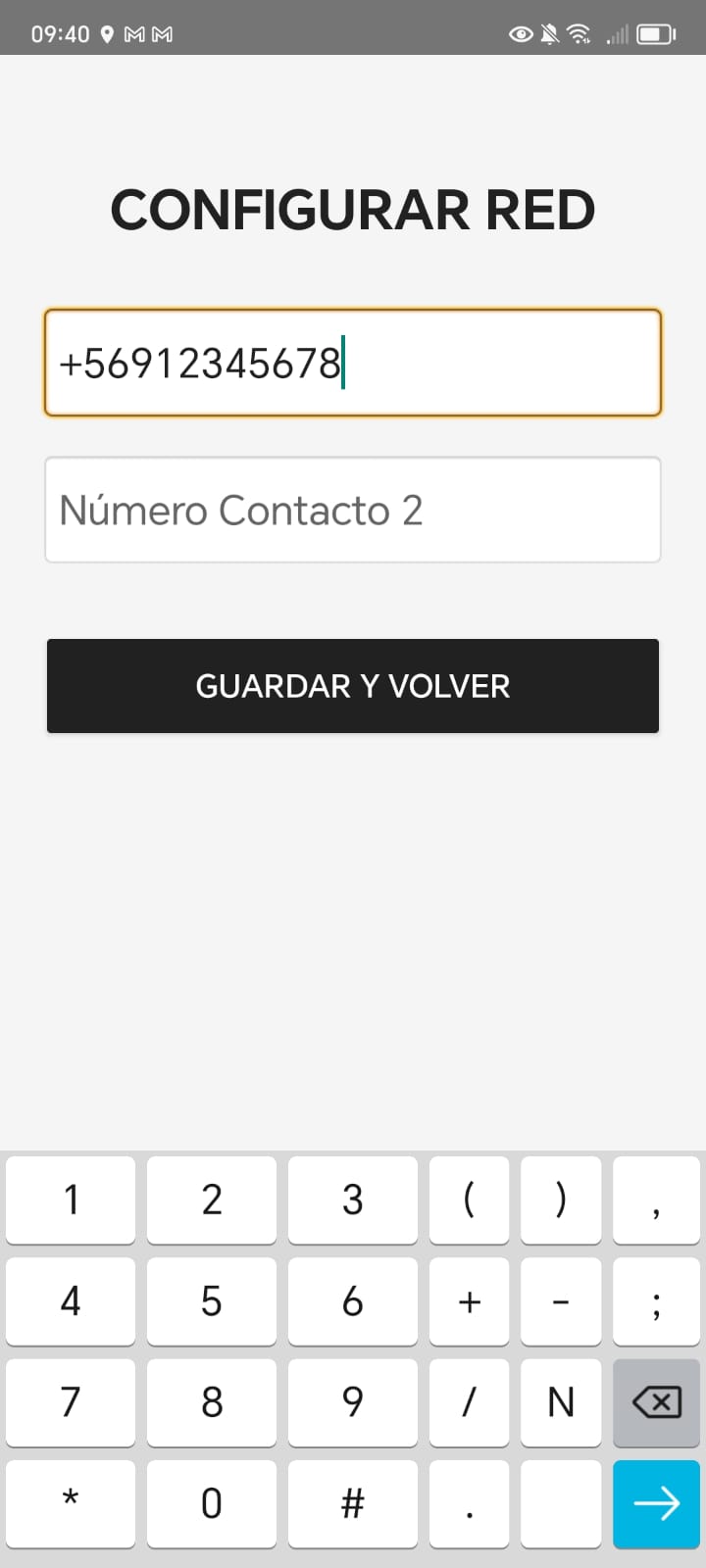 Configurar Red